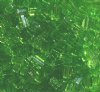 50g 5x4x2mm Transparent Green Tile Beads